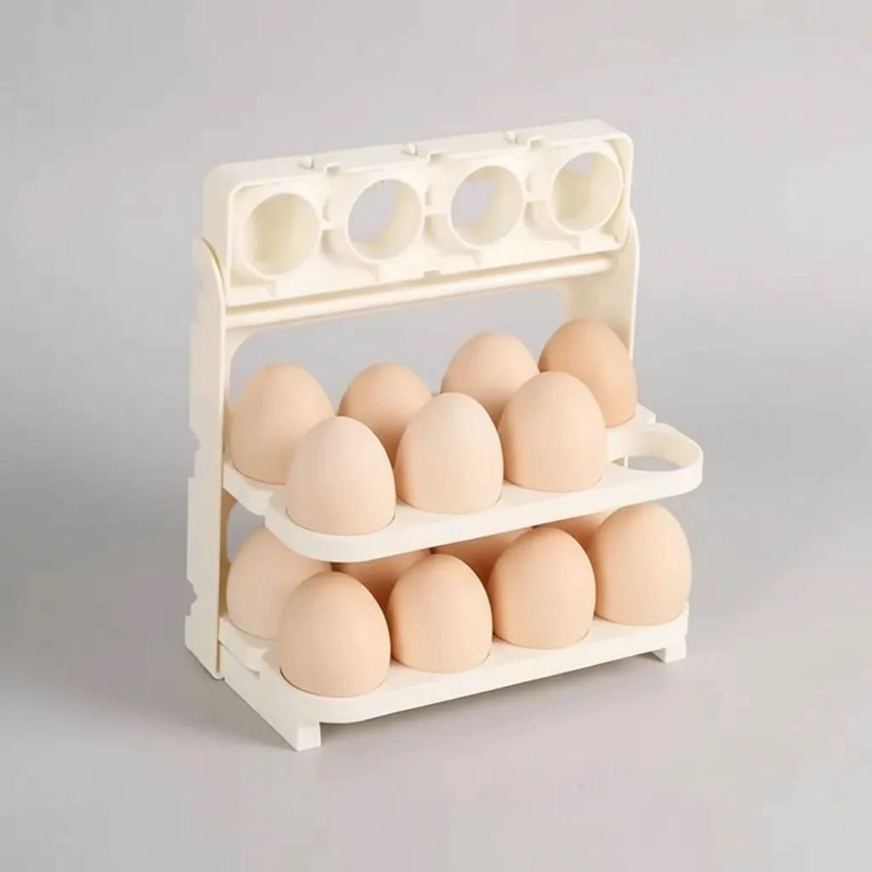ORGANIZADOR DISPENSADOR DE HUEVOS PARA 24 UNIDADES - 1