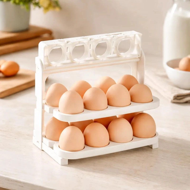 ORGANIZADOR DISPENSADOR DE HUEVOS PARA 24 UNIDADES - 2