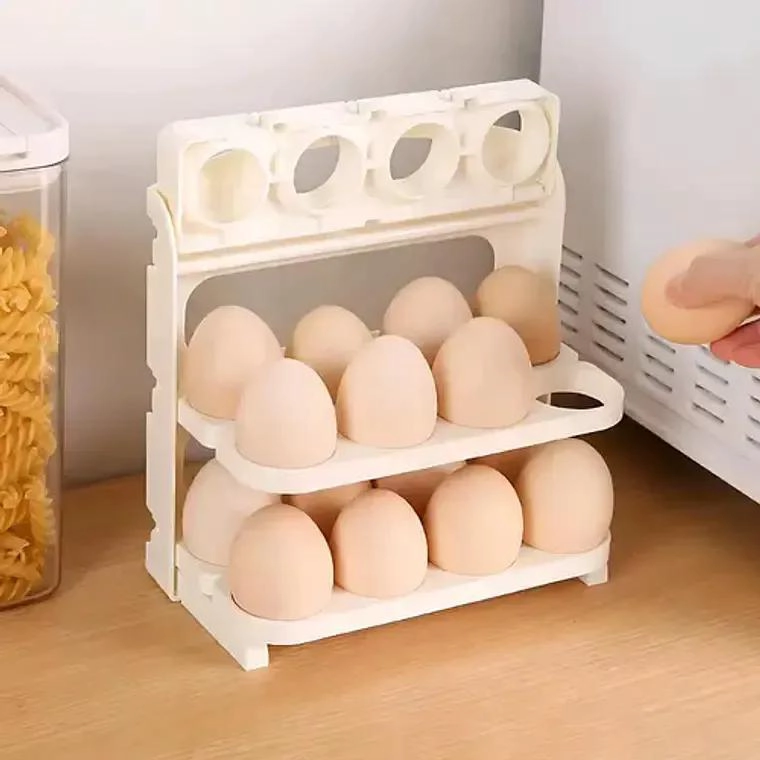 ORGANIZADOR DISPENSADOR DE HUEVOS PARA 24 UNIDADES - 3