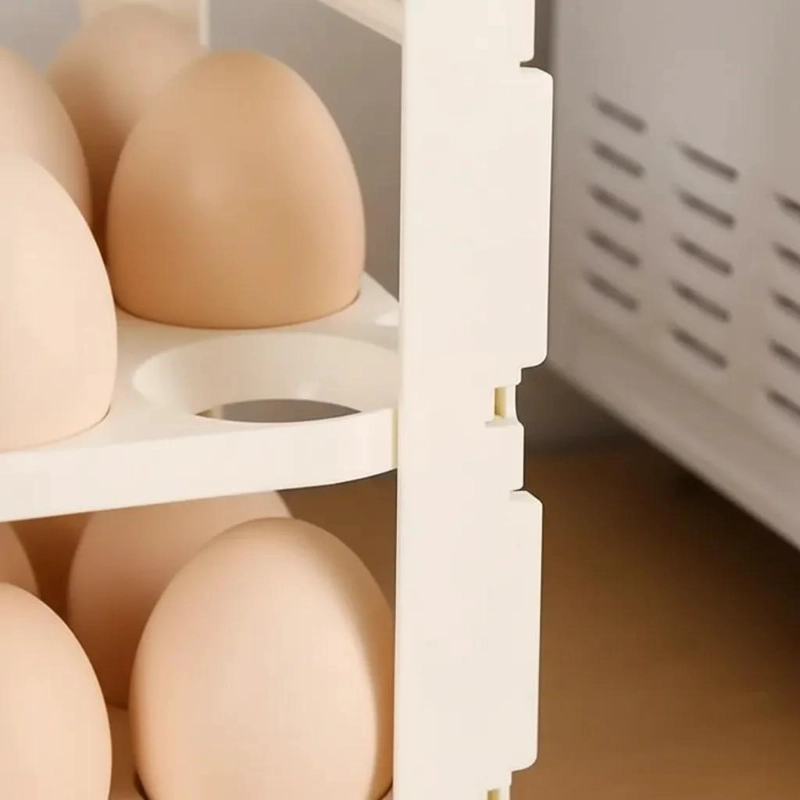 ORGANIZADOR DISPENSADOR DE HUEVOS PARA 24 UNIDADES - 5