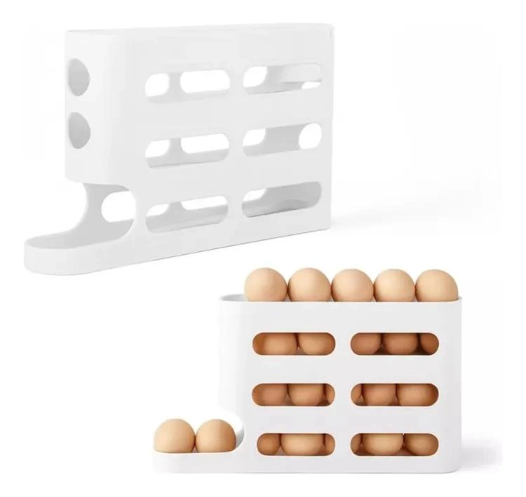 ORGANIZADOR DISPENSADOR DE HUEVOS PARA REFRIGERADOR - 2