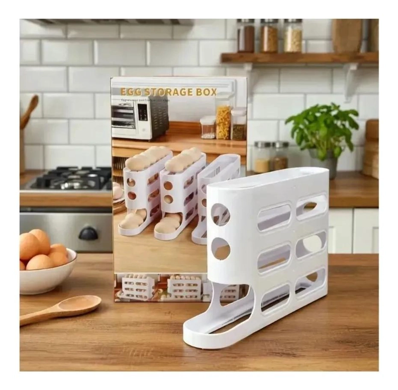 ORGANIZADOR DISPENSADOR DE HUEVOS PARA REFRIGERADOR - 5