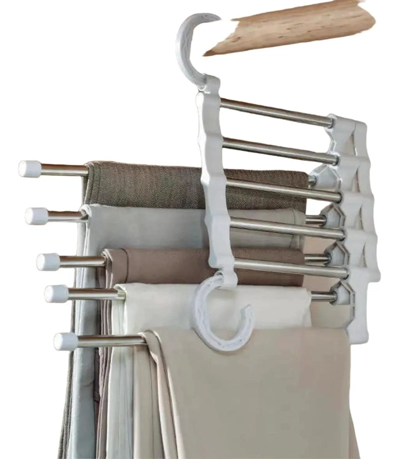 PERCHERO COLGADOR MULTICAPA PLEGABLE PARA ROPA - 1
