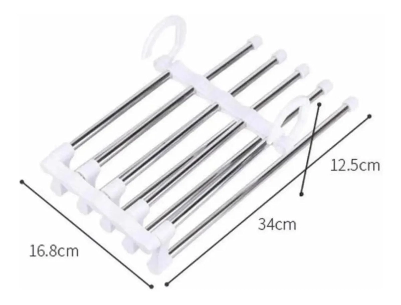 PERCHERO COLGADOR MULTICAPA PLEGABLE PARA ROPA - 5