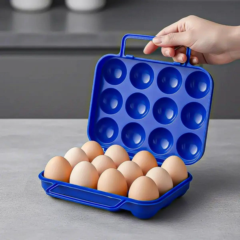 PACK DE 2 ORGANIZADORES DE HUEVOS PARA 12 UNIDADES - 1