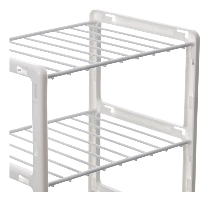 RACK DE COCINA PEQUEÑO BLANCO PARA OPTIMIZAR ESPACIOS - 4