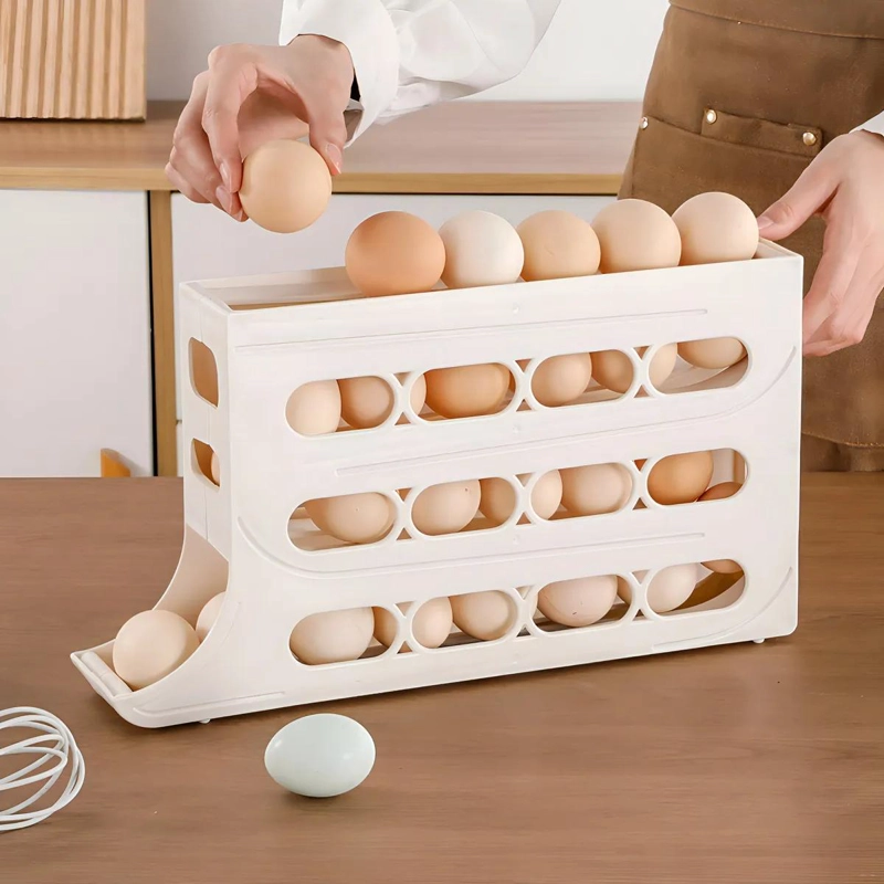 ORGANIZADOR DESLIZANTE PARA HUEVOS CON CAPACIDAD DE 28 - 3