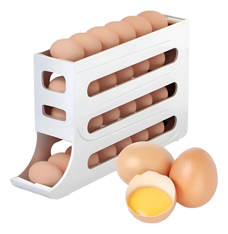 ORGANIZADOR DESLIZANTE PARA HUEVOS CON CAPACIDAD DE 28 - 4