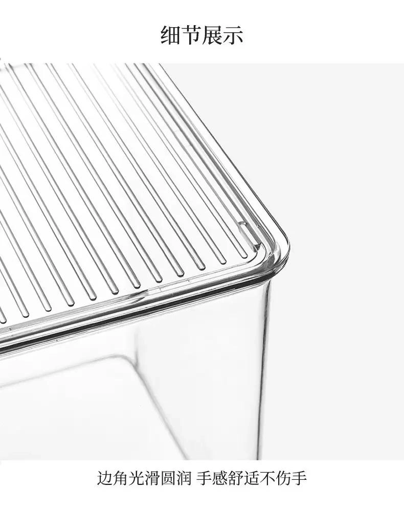 ORGANIZADOR TRANSPARENTE PARA REFRIGERADOR Y DESPENSA MULTIUSOS - 4