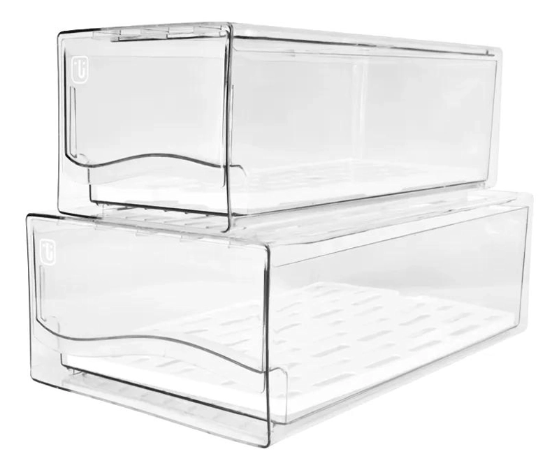ORGANIZADOR REFRIGERADOR CON DRENAJE Y VENTILACION PARA ALIMENTOS - 1