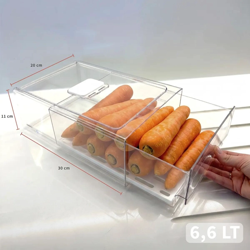ORGANIZADOR REFRIGERADOR CON DRENAJE Y VENTILACION PARA ALIMENTOS - 4