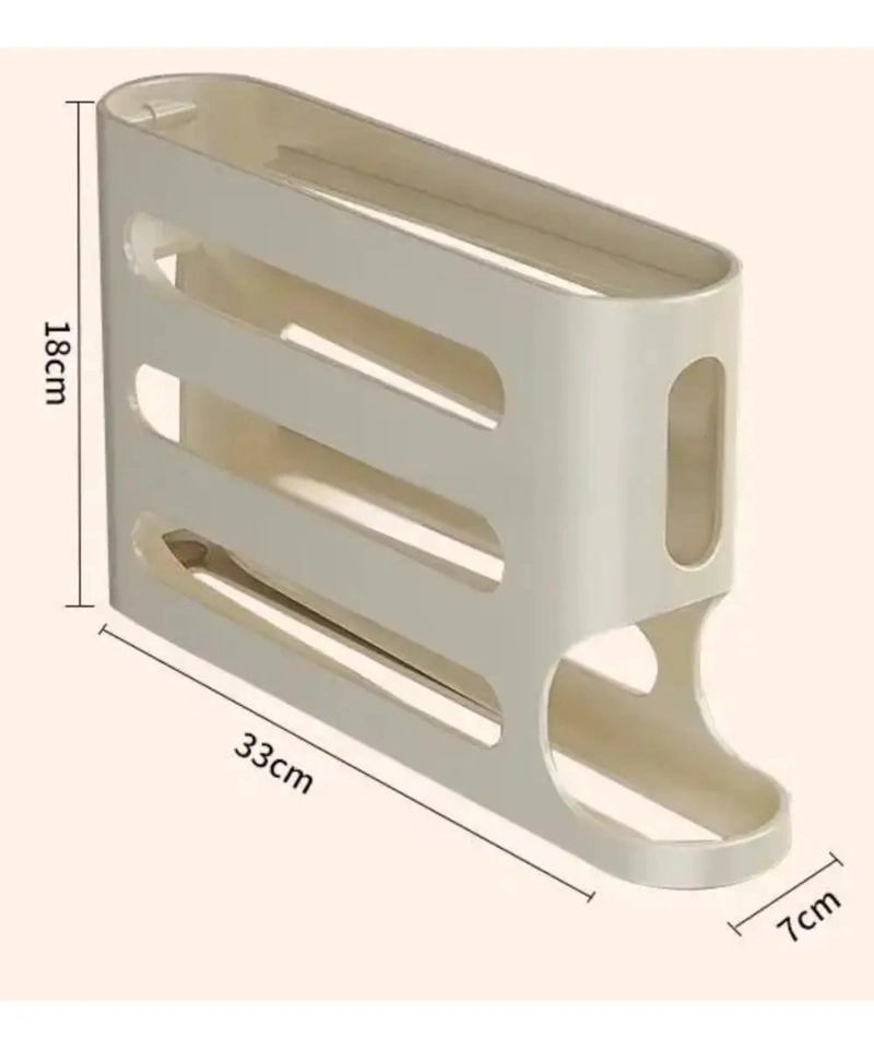 ORGANIZADOR DE HUEVOS BLANCO PARA COCINAS MODERNAS Y FUNCIONALES - 2