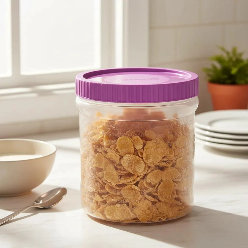 CONTENEDOR HERME TICO DE PLASTICO PARA ALMACENAMIENTO 750ML - 1