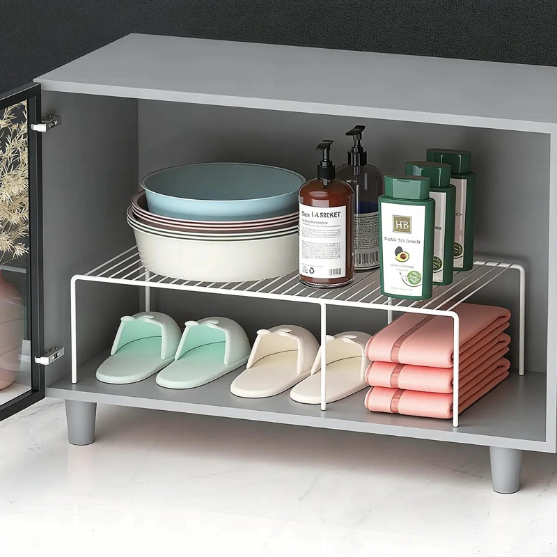 ESTANTE ORGANIZADOR EXTENSIBLE PARA COCINA Y ALMACENAMIENTO - 8