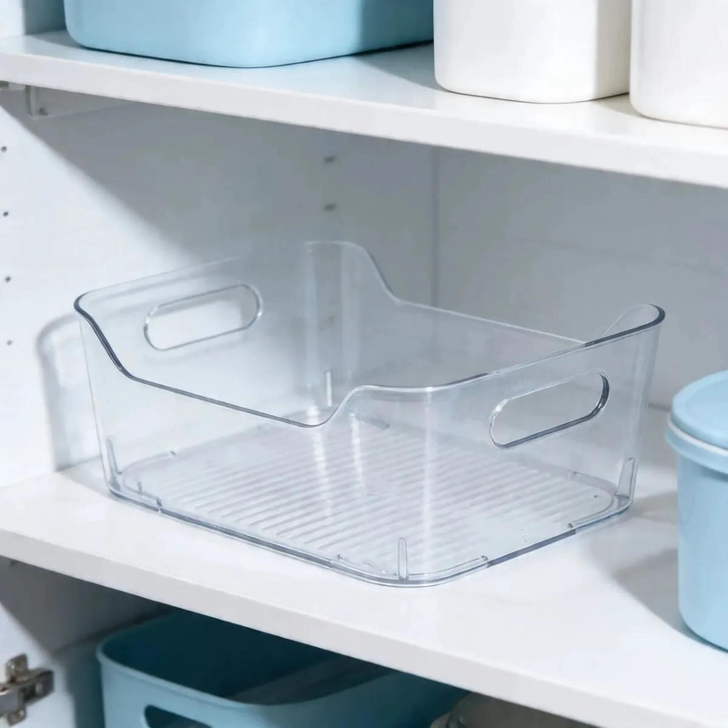 CAJA ORGANIZADORA TRANSPARENTE PARA REFRIGERADOR 30 CM - 8