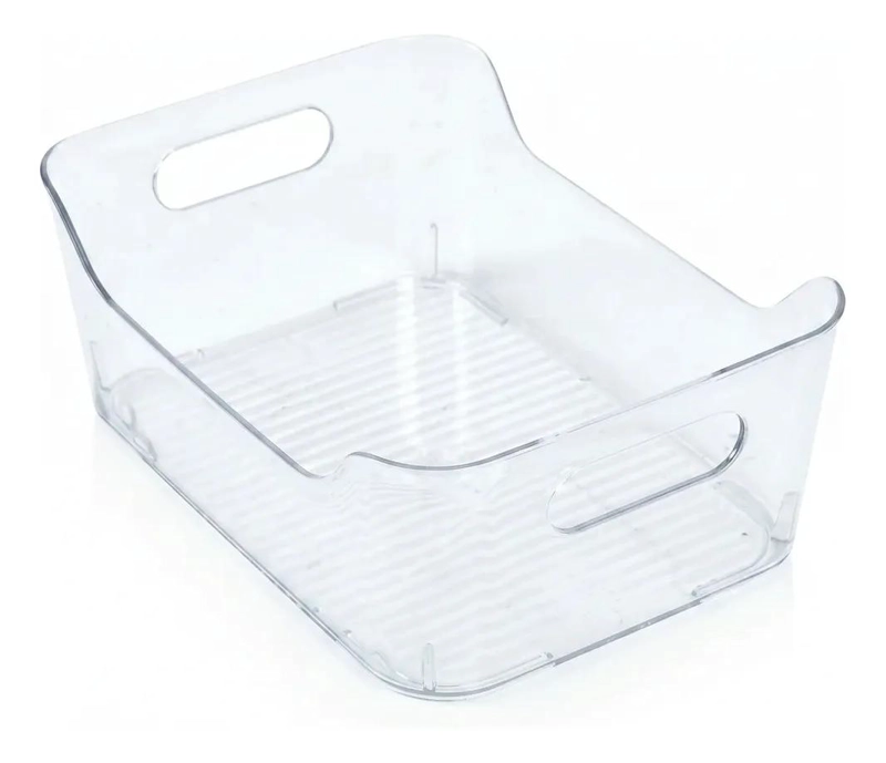 CAJA ORGANIZADORA TRANSPARENTE PARA REFRIGERADOR DE 30 CM - 2