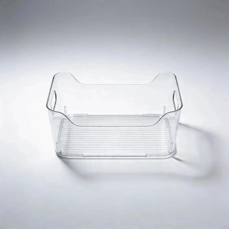 CAJA ORGANIZADORA TRANSPARENTE PARA REFRIGERADOR DE 30 CM - 7