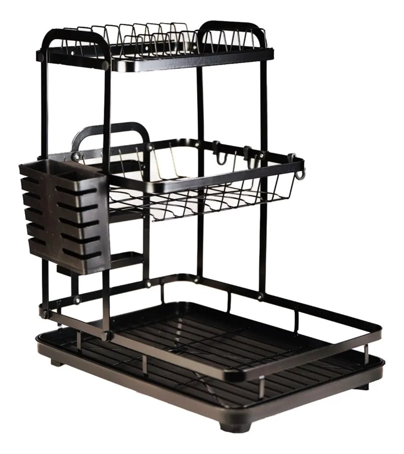 ESCURRIDOR DE PLATOS 3 NIVELES PARA COCINA - 1
