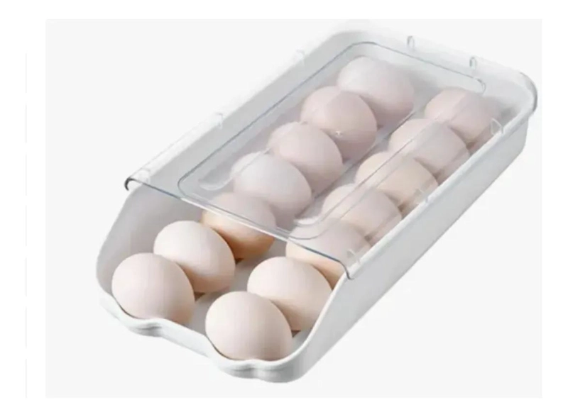 BANDEJA ORGANIZADORA AUTOMATICA PARA 14 HUEVOS APILABLE - 1