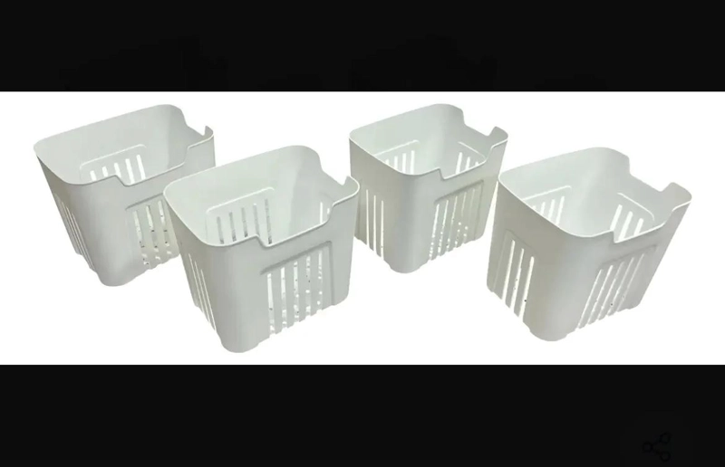 ORGANIZADOR DE REFRIGERADOR CON TAPA Y 4 DIVISIONES PARA ALIMENTOS - 4