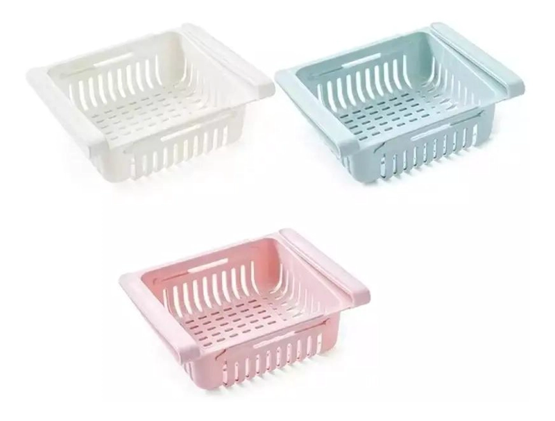 PACK DE 4 BANDEJAS ORGANIZADORAS PARA COCINA Y REFRIGERADOR - 1
