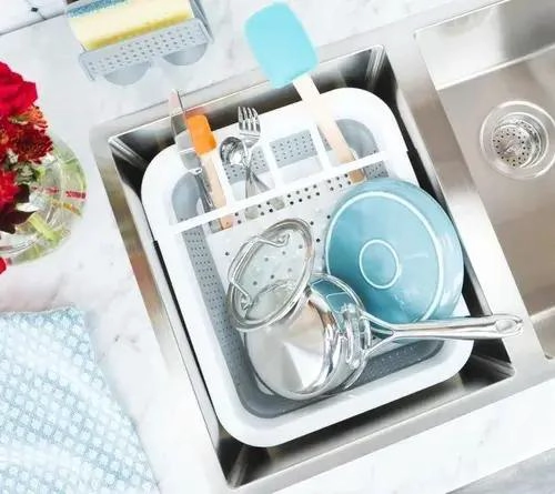 ESCURRIDOR PLEGABLE PARA PLATOS Y UTENSILIOS DE COCINA - 2