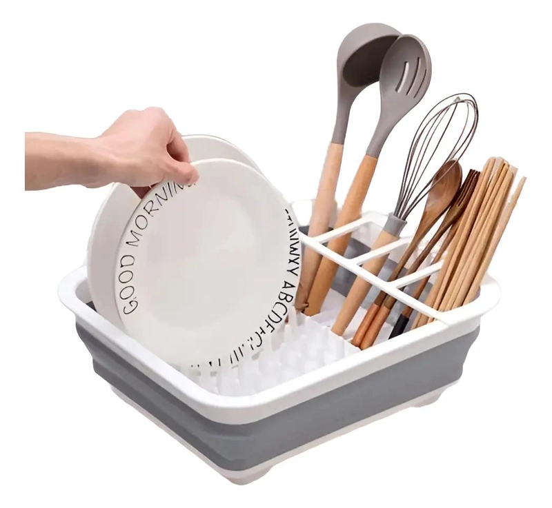 ESCURRIDOR PLEGABLE PARA PLATOS Y UTENSILIOS DE COCINA - 6