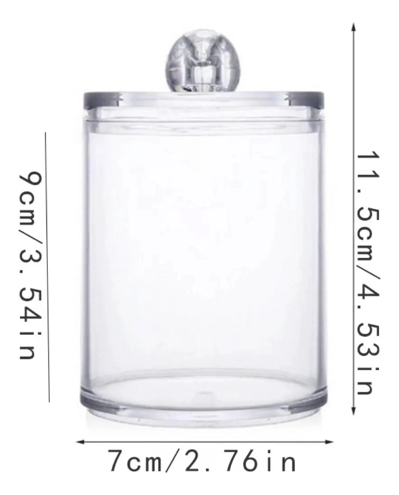 JUEGO DE ALMACENAMIENTO DE COSME TICOS ACRILICO 4 PIEZAS - 2