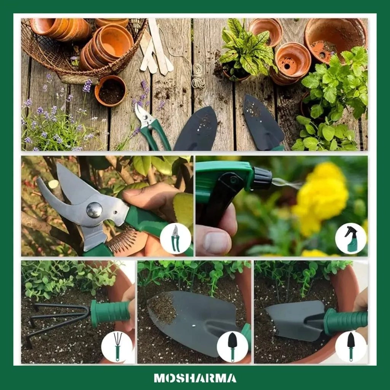 SET DE HERRAMIENTAS PARA JARDINERIA 11 PIEZAS - 10