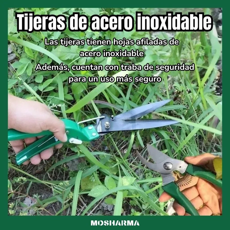 SET DE HERRAMIENTAS PARA JARDINERIA 11 PIEZAS - 7