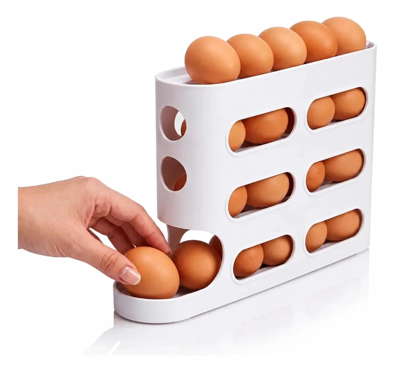 ORGANIZADOR VERTICAL DE HUEVOS PARA 24 UNIDADES EN 4 NIVELES - 1