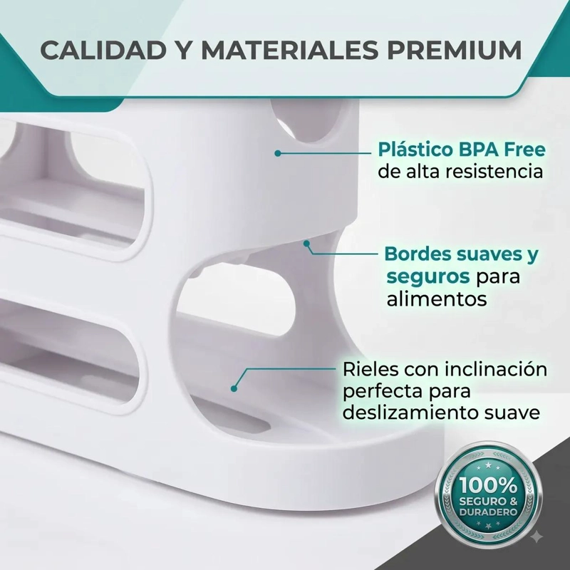 ORGANIZADOR VERTICAL DE HUEVOS PARA 24 UNIDADES EN 4 NIVELES - 2