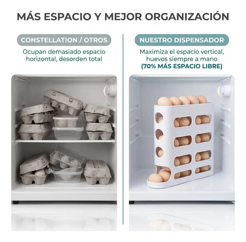 ORGANIZADOR VERTICAL DE HUEVOS PARA 24 UNIDADES EN 4 NIVELES - 4