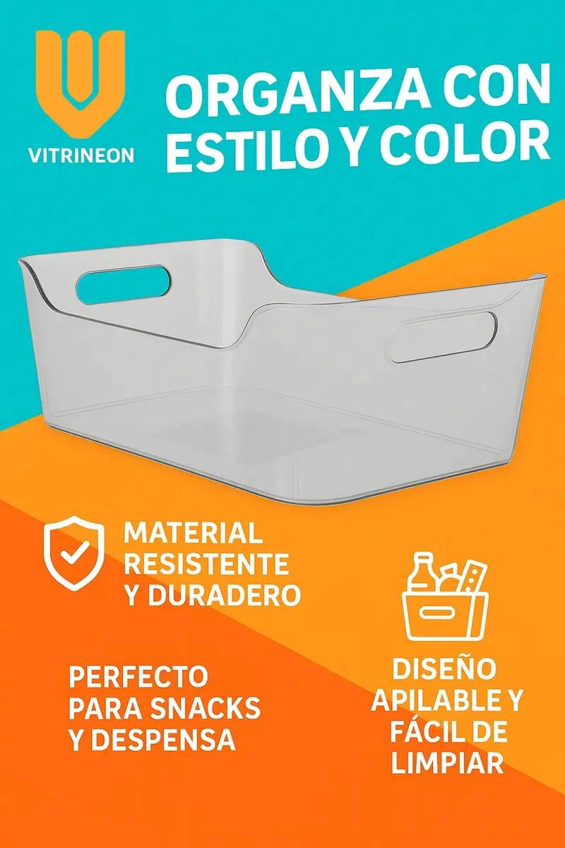 SET ORGANIZADOR MULTIUSO PARA DESPENSA Y REFRIGERADOR - 4