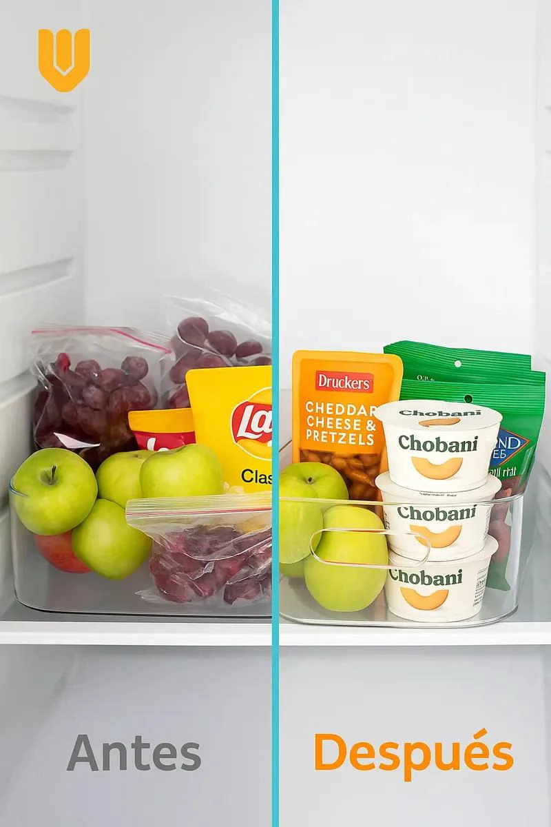 SET ORGANIZADOR MULTIUSO PARA DESPENSA Y REFRIGERADOR - 5