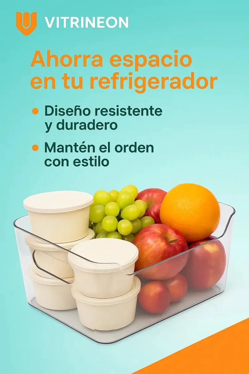 SET ORGANIZADOR MULTIUSO PARA DESPENSA Y REFRIGERADOR - 9