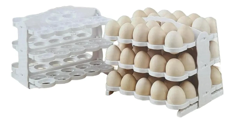 DISPENSADOR DE HUEVOS DESLIZANTE PARA 60 UNIDADES - 1