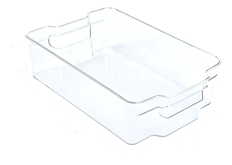 ORGANIZADOR RECTANGULAR TRANSPARENTE PARA REFRIGERADOR Y COCINA - 1