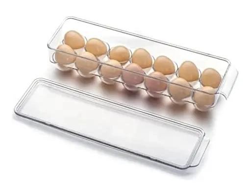 CONTENEDOR APILABLE DE PLASTICO PARA 14 HUEVOS FRESCOS - 3