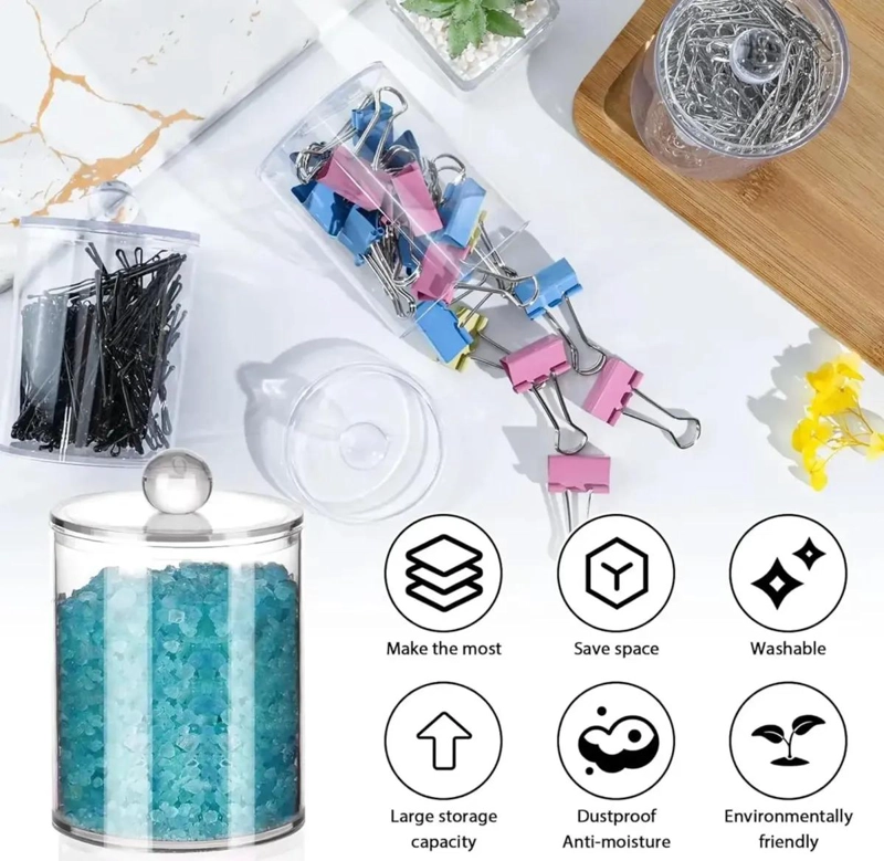 ORGANIZADOR ACRILICO PARA COSME TICOS Y ACCESORIOS 4 PIEZAS - 3