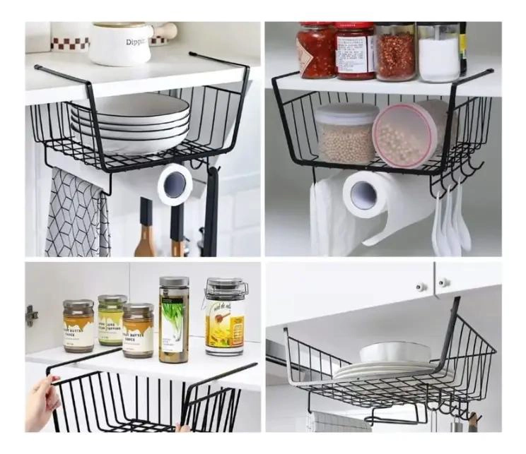 CESTA ORGANIZADORA COLGANTE MULTIUSO PARA HOGAR - 4