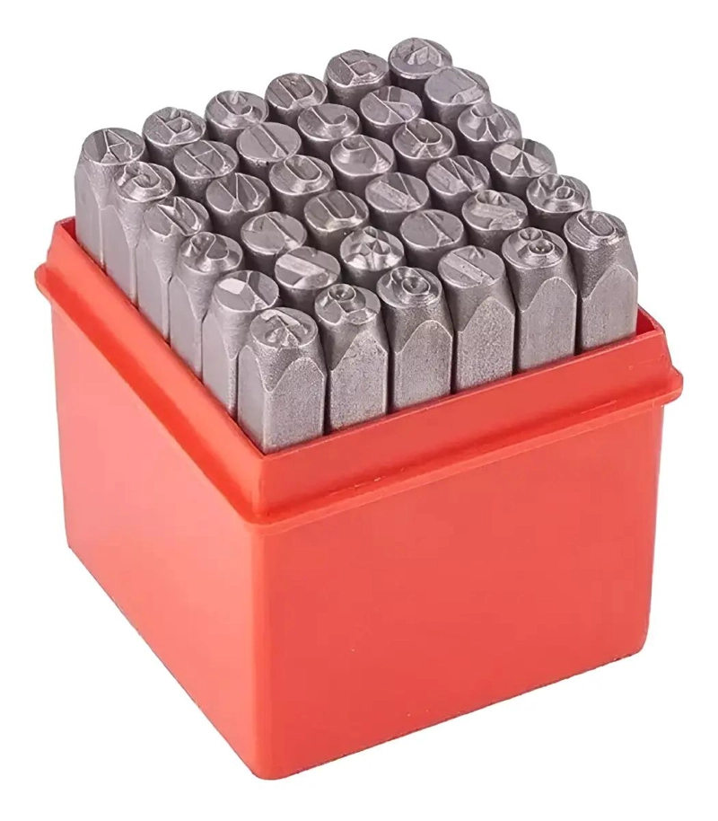JUEGO DE NUMEROS Y LETRAS PARA MARCAJE 36 PIEZAS - 1