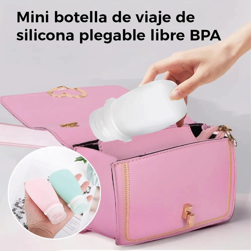 SET DE 4 BOTELLAS DE SILICONA ANTIFUGAS DE 90 ML - 5