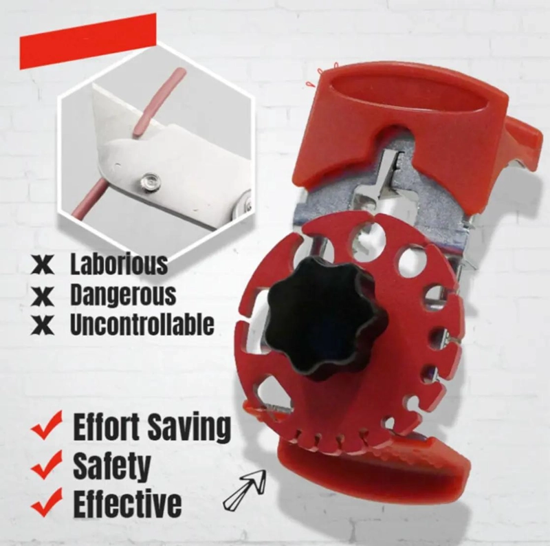 PELACABLES MULTIFUNCIONAL DE MANO ROJO - 8