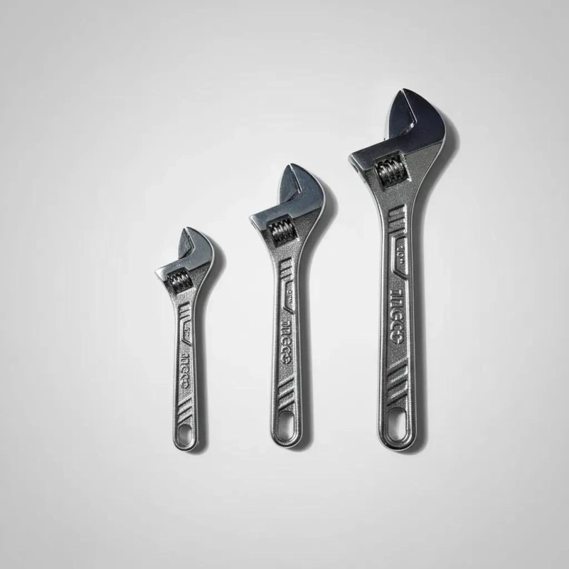 SET DE 3 LLAVES AJUSTABLES 6, 8 Y 10 PULGADAS - 6
