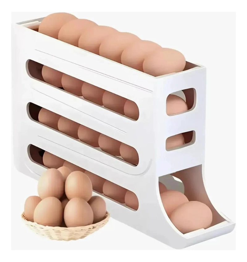 ORGANIZADOR DE HUEVOS VERTICAL DE TRES NIVELES PARA 30 HUEVOS - 3