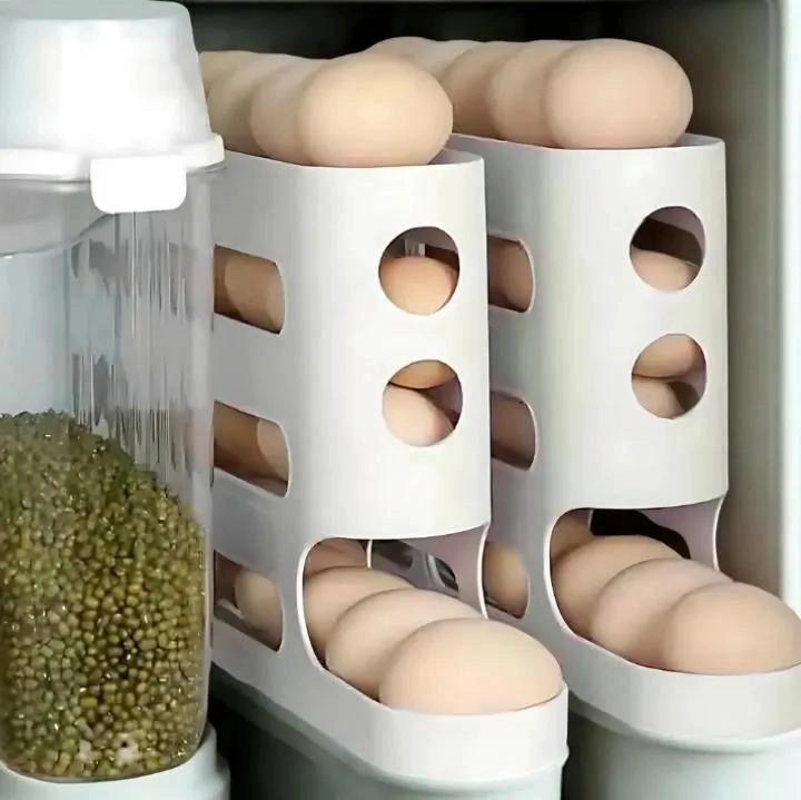 ORGANIZADOR DE HUEVOS VERTICAL DE TRES NIVELES PARA 30 HUEVOS - 6