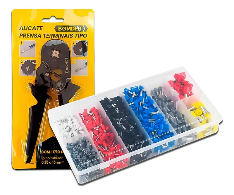 ALICATE CRIMPADOR PARA TERMINALES ELE CTRICOS - 1