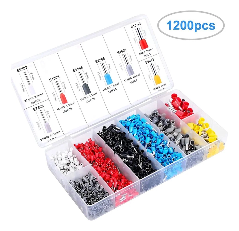 ALICATE CRIMPADOR CON 1200 TERMINALES AISLADOS - 1