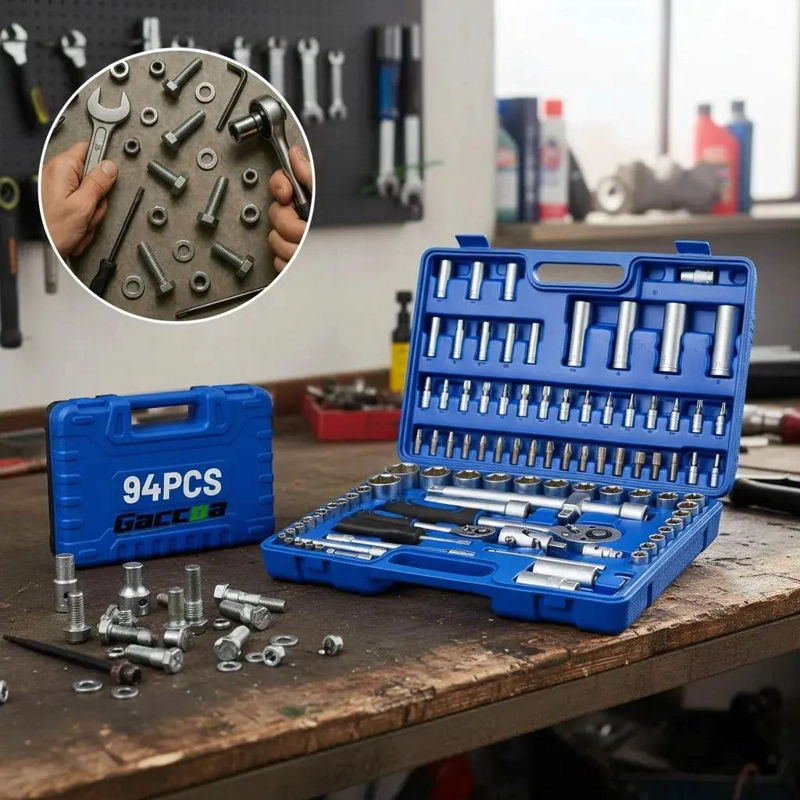 SET DE HERRAMIENTAS 94 PIEZAS PARA MECANICA - 4